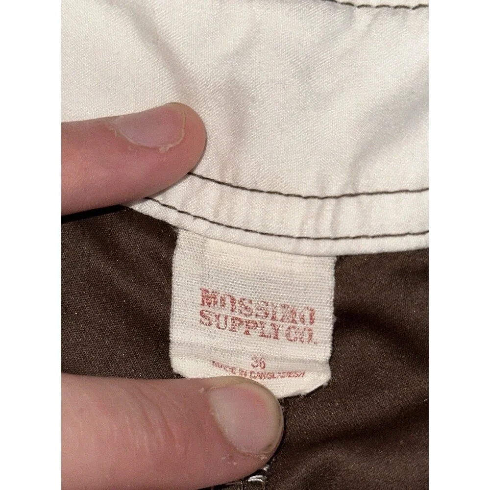 Mossino Supply Shorts Men’s 36 Vintage Style Cargo Pockets Lightweight Hiking